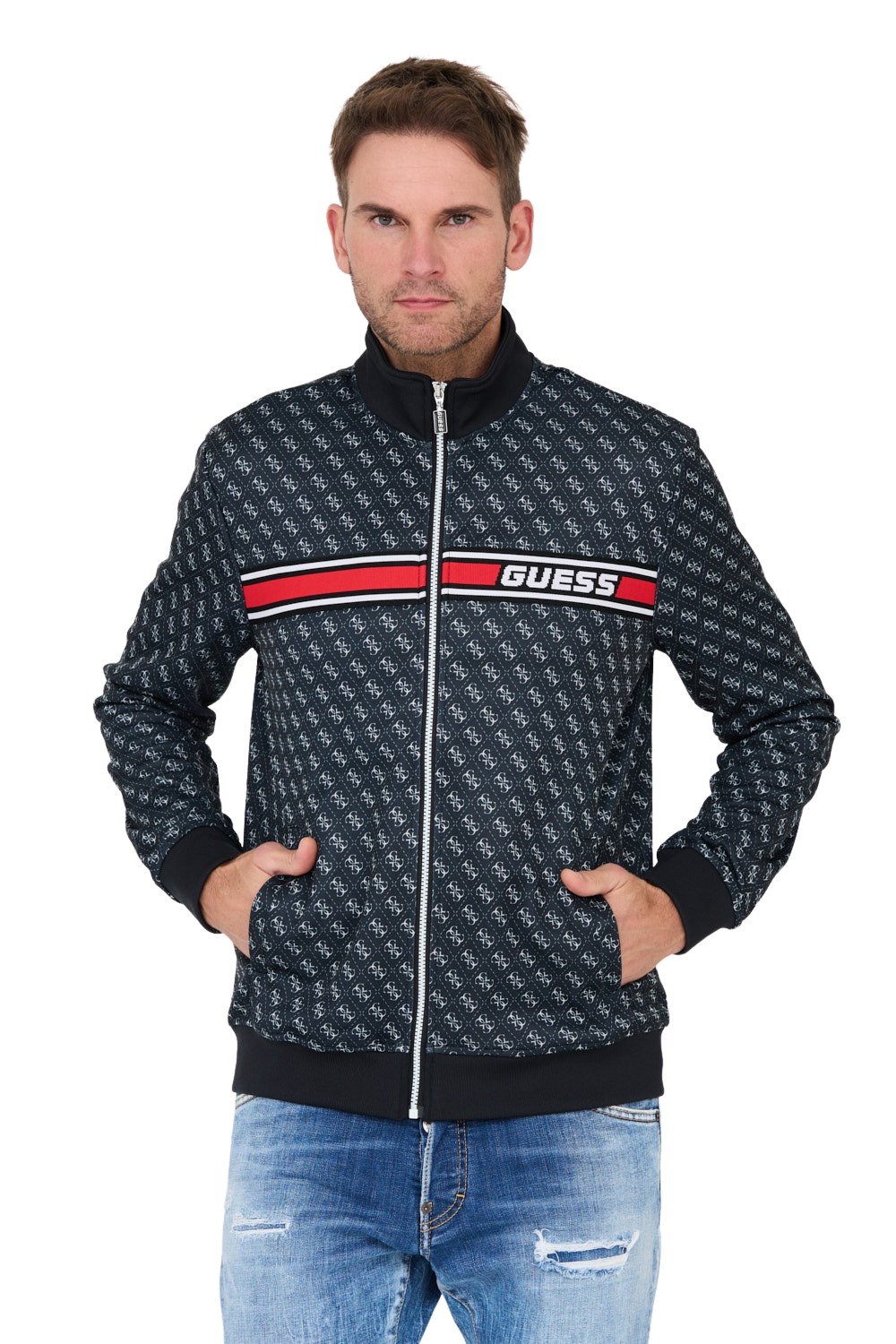 GUESS  Black logo sweatshirt