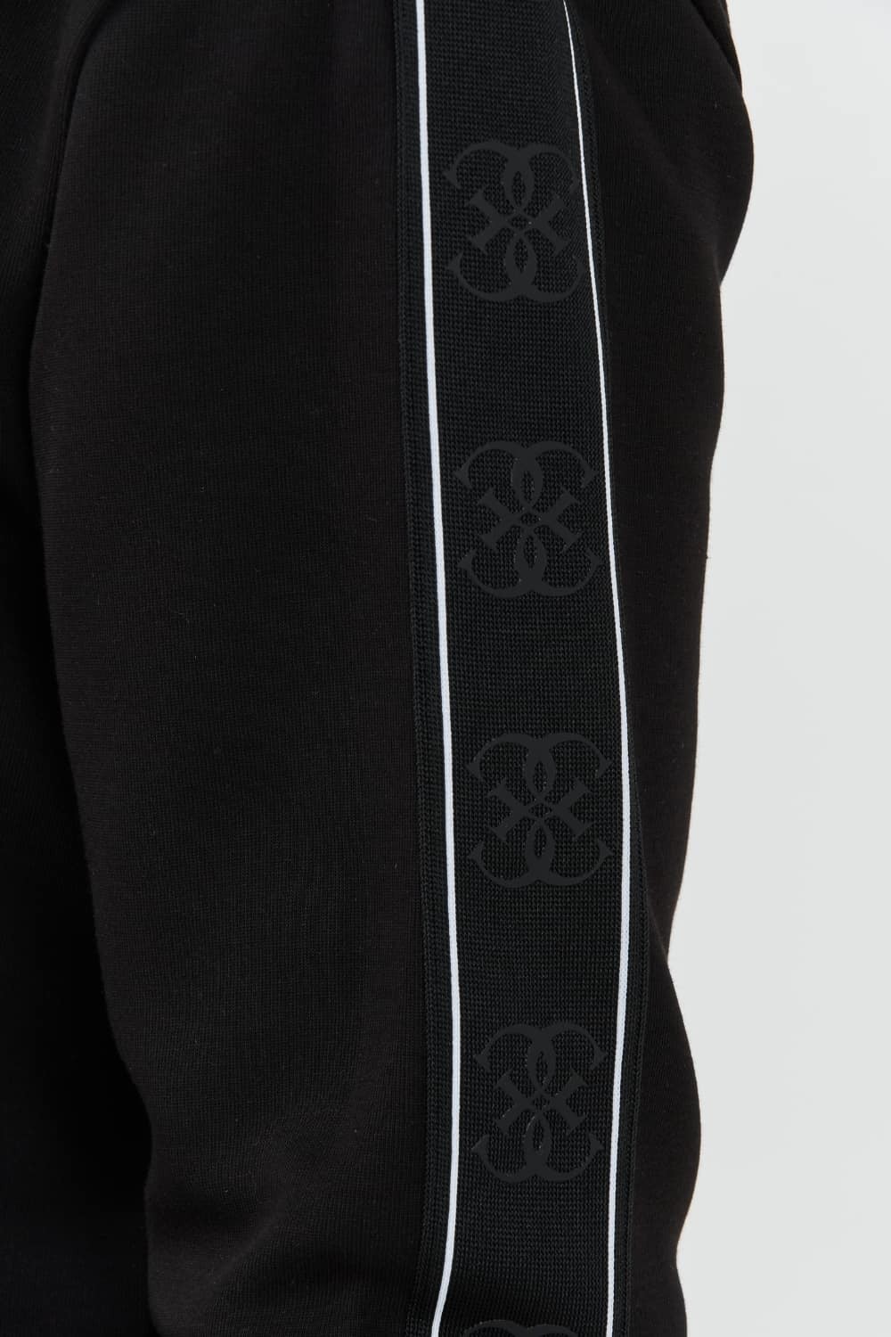 GUESS Czarna męska bluza Mickey Full Zip