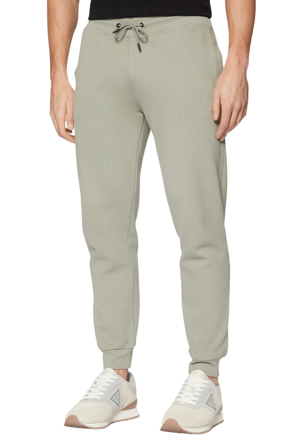 GUESS Zielone męskie spodnie Aldwin