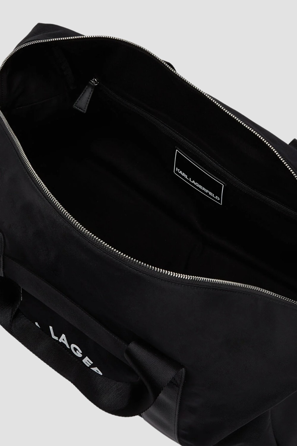 KARL LAGERFELD Сzarna torba podróżna K/rsg Nylon