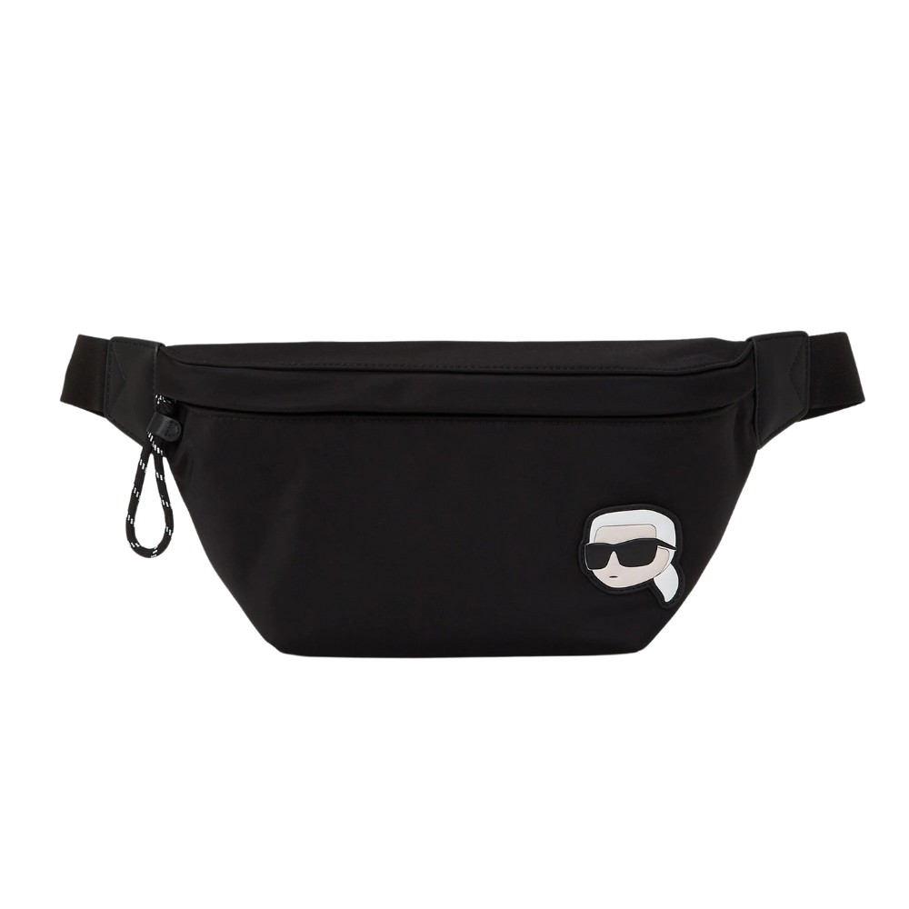 KARL LAGERFELD Сzarna nerka męska K/ikon Nylon Bumbag