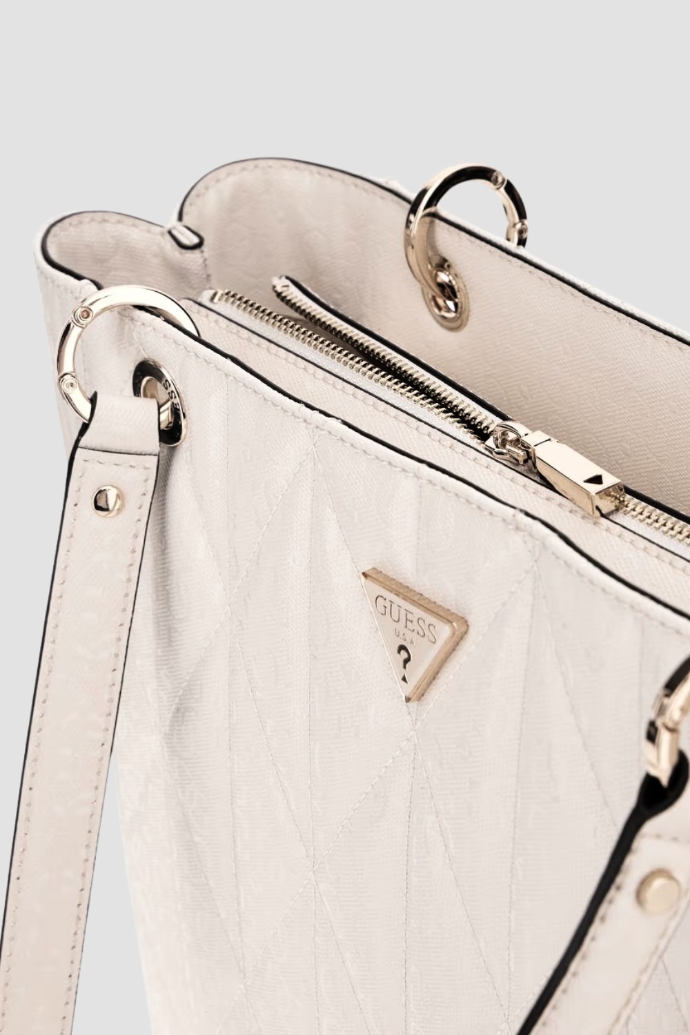 Жіноча біла сумочка GUESS Aldina
