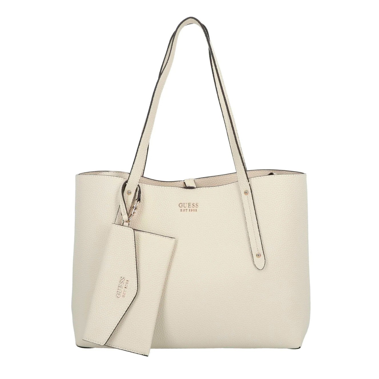 GUESS Geantă shopper 3-in-1 Brenton bej pentru femei