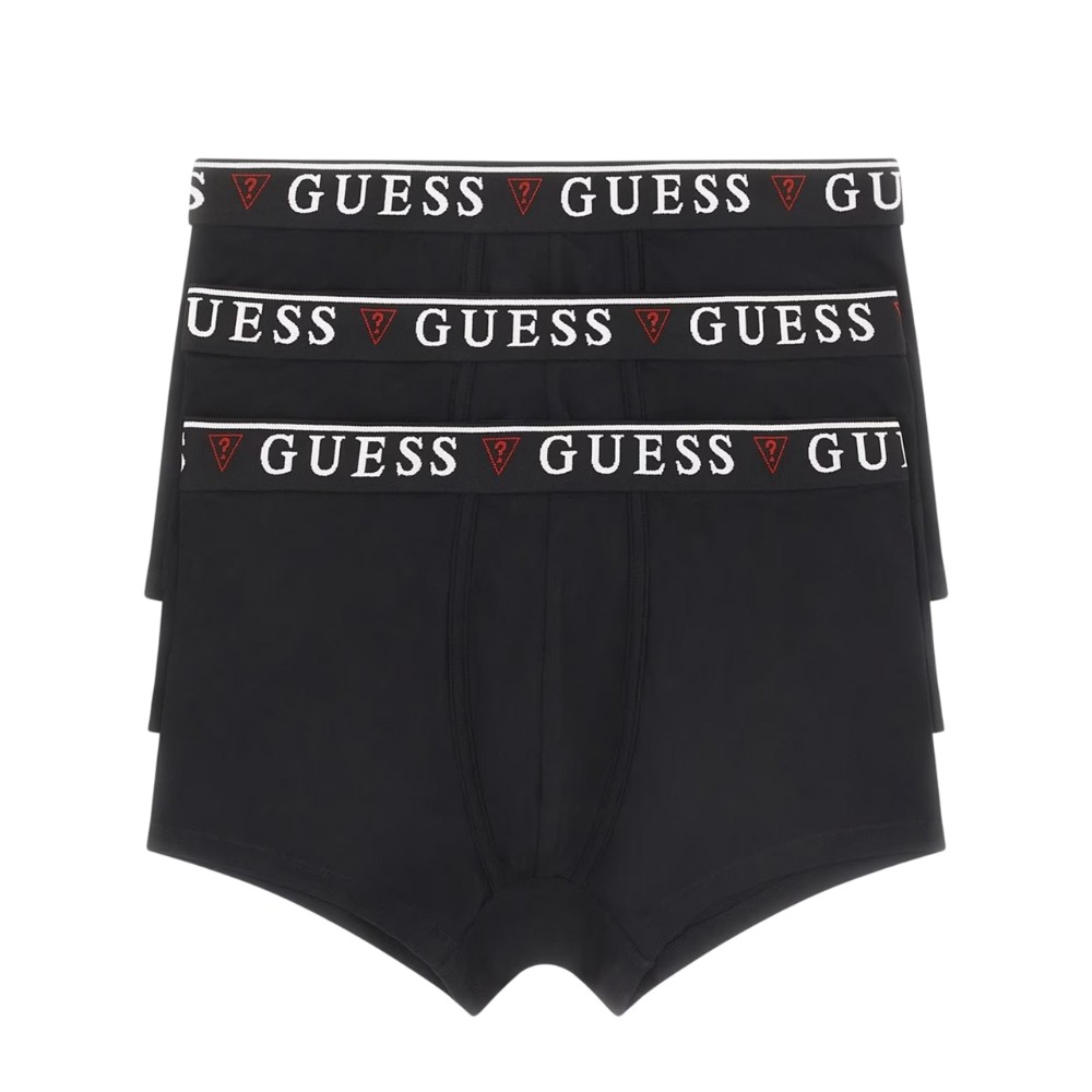 GUESS Zestaw czarnej męskiej bielizny bokserki 3 Pack