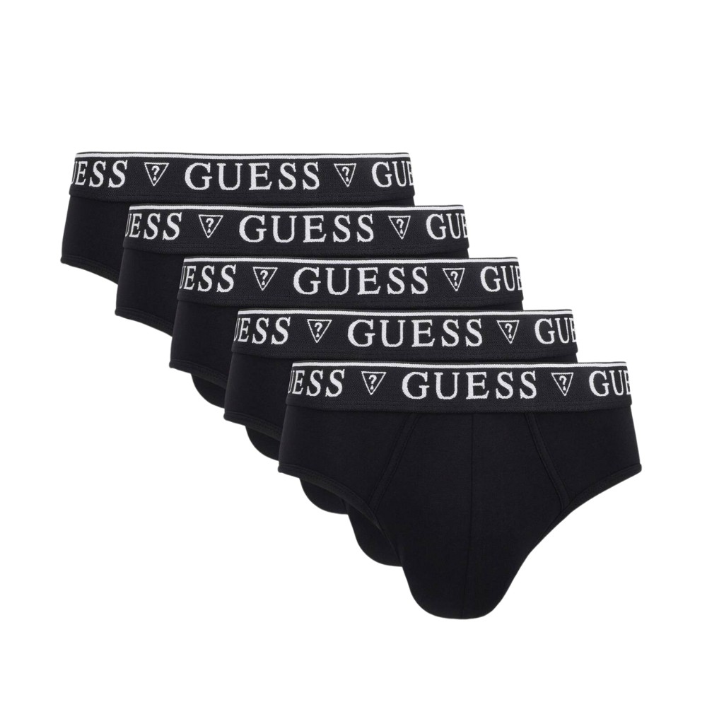 GUESS Zestaw czarnej męskiej bielizny slipy 5 Pack