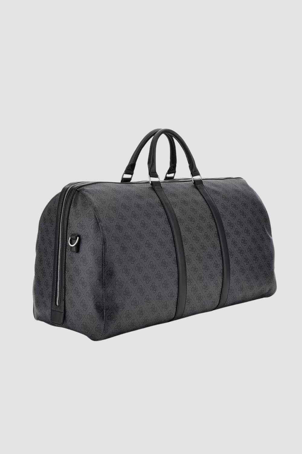 GUESS Grey logoed men's Milano travel bag