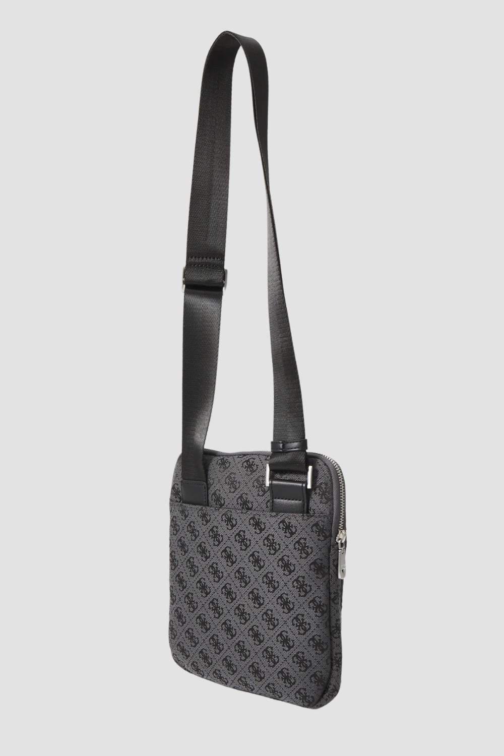 GUESS Szara saszetka męska logowana Milano