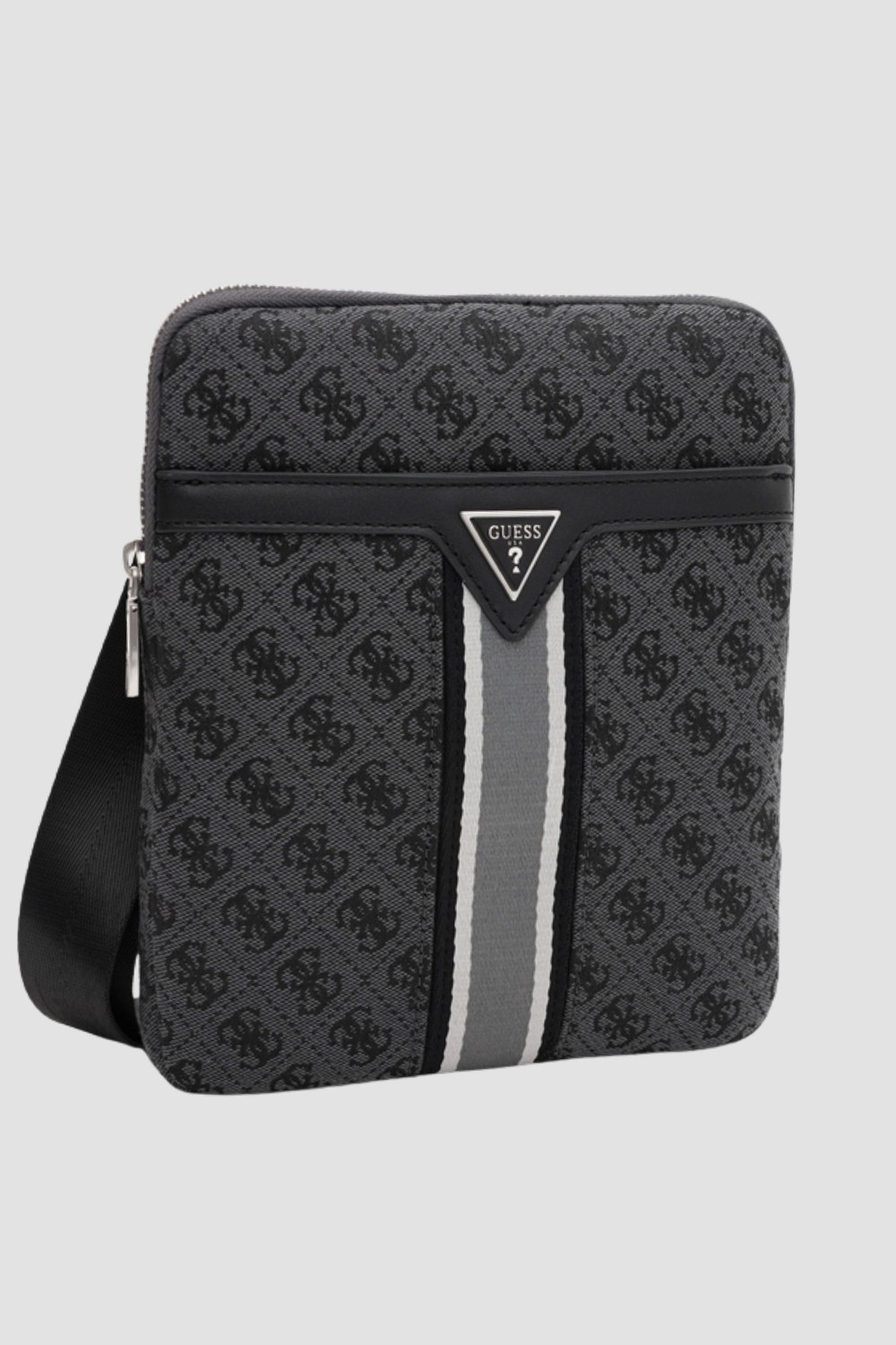 GUESS Szara saszetka męska logowana Milano