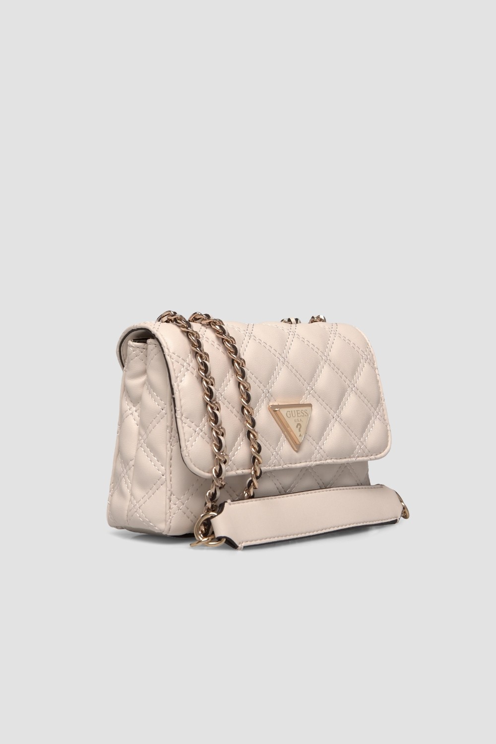 GUESS Handbag in taupe color women's Giully II Mini