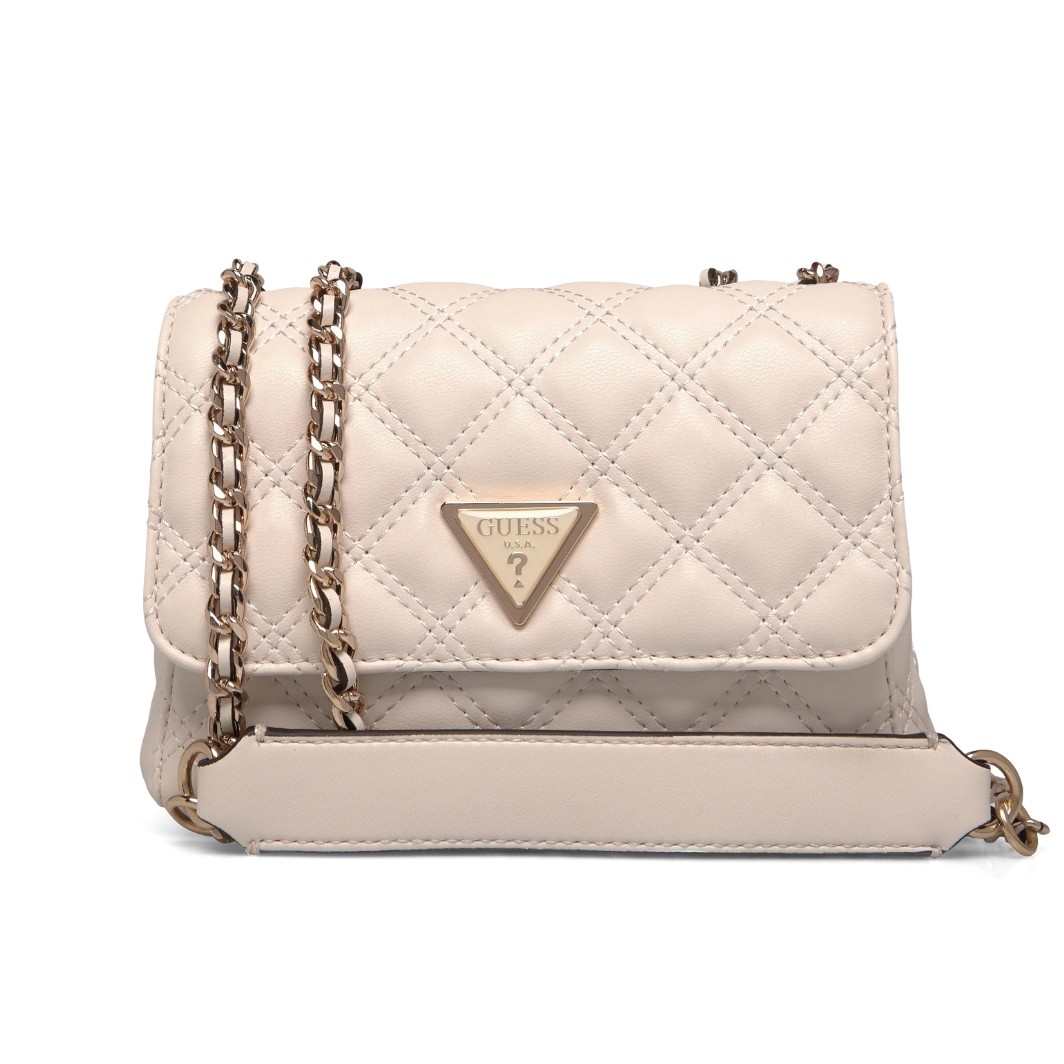 GUESS Handbag in taupe color women's Giully II Mini