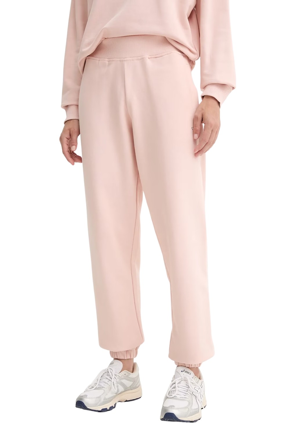 GUESS Różowe dresowe damskie spodnie Primula