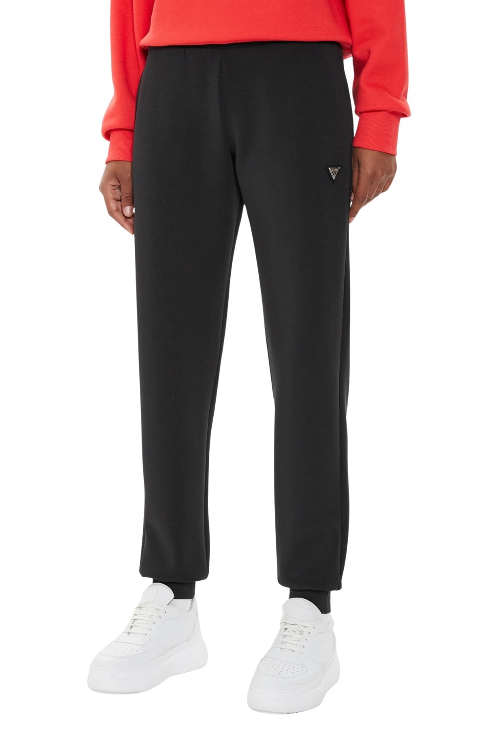 GUESS Czarne damskie spodnie dresowe Olympe