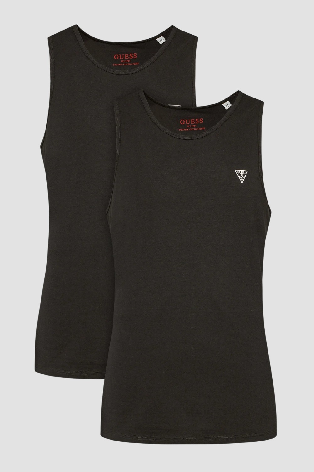 GUESS Czarna męska podkoszulka 2 Pack