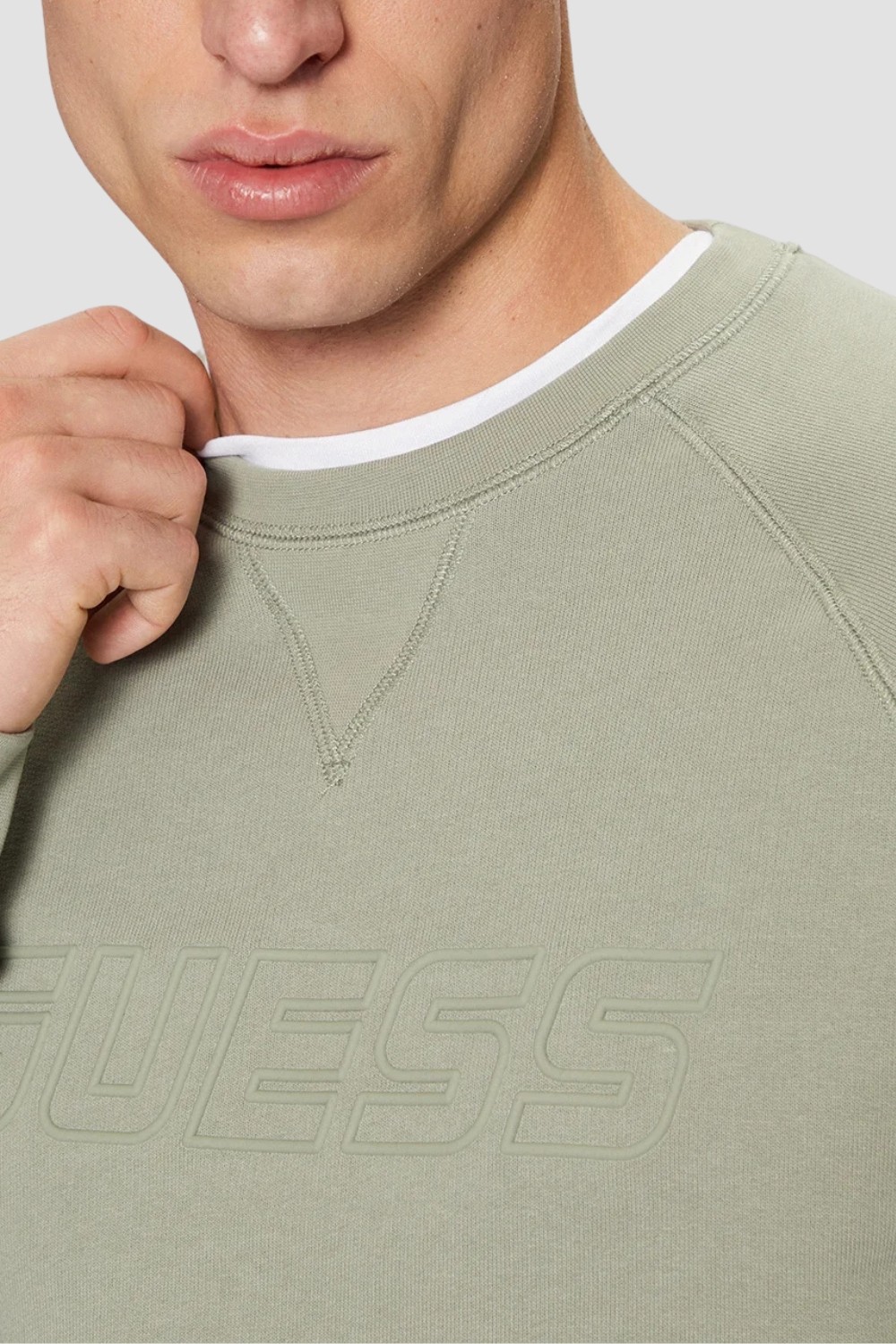 Чоловічий світшот GUESS Green New Aldwin