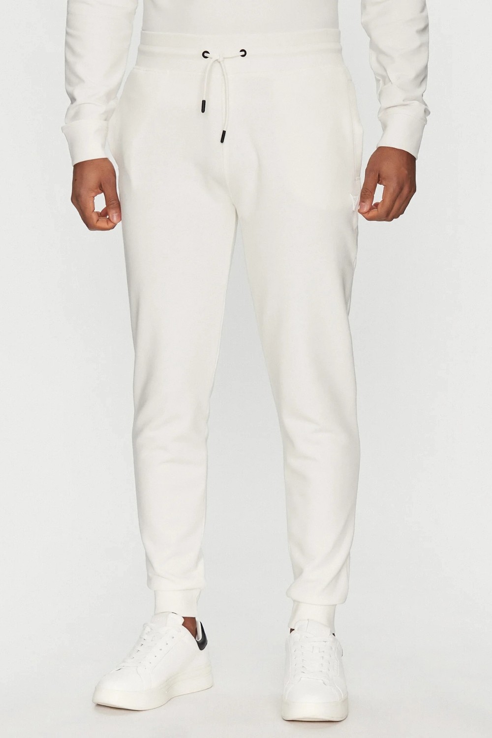 GUESS Białe spodnie męskie Aldwin