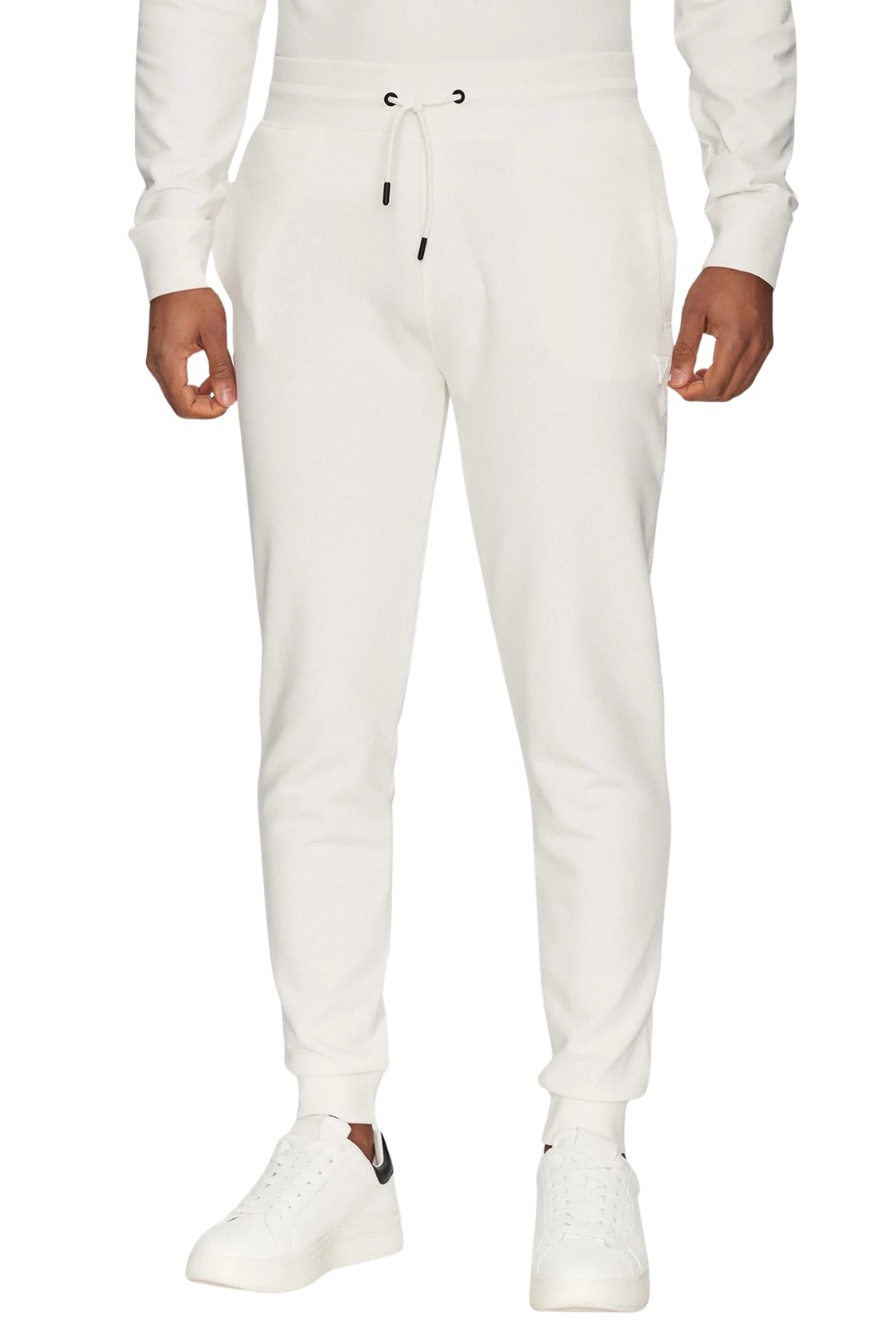 GUESS Białe spodnie męskie Aldwin