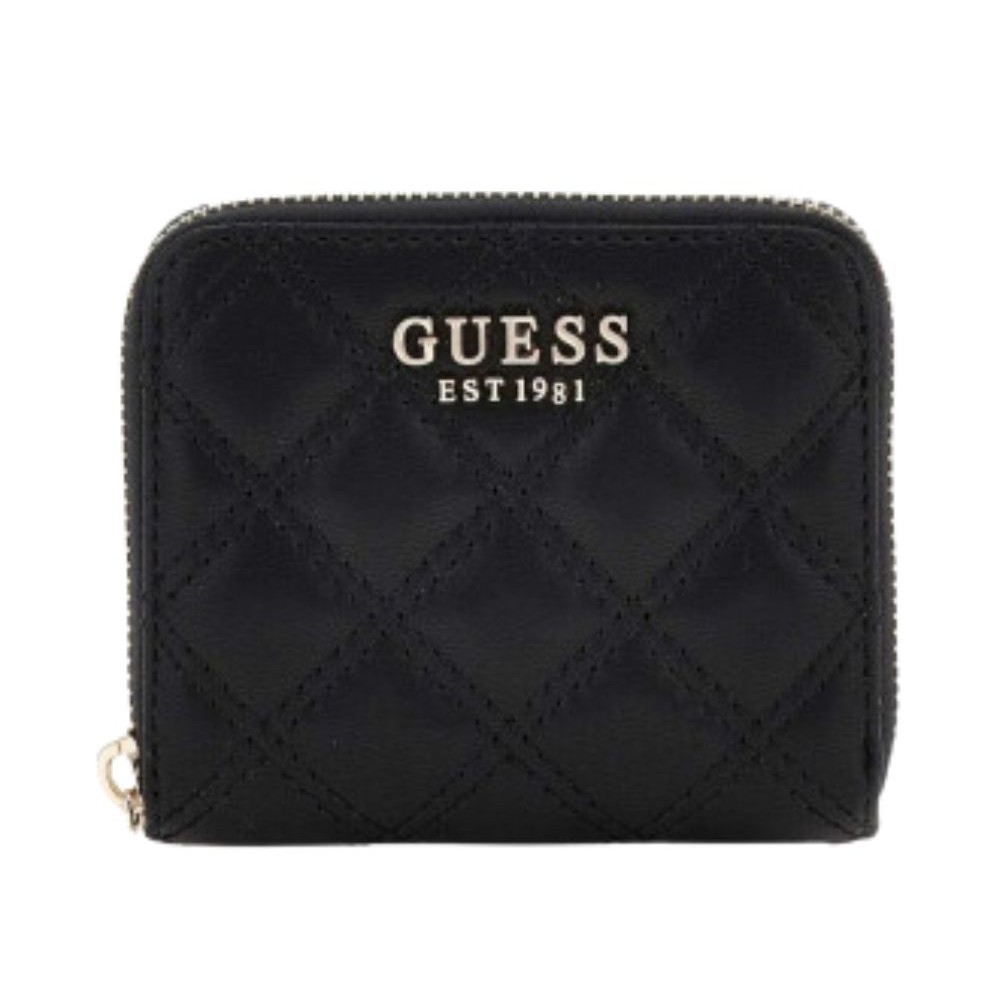 GUESS Czarny mały portfel damski Giully