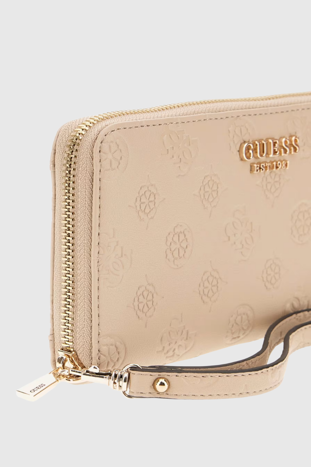 GUESS Portofel Phoebe bej mare pentru femei