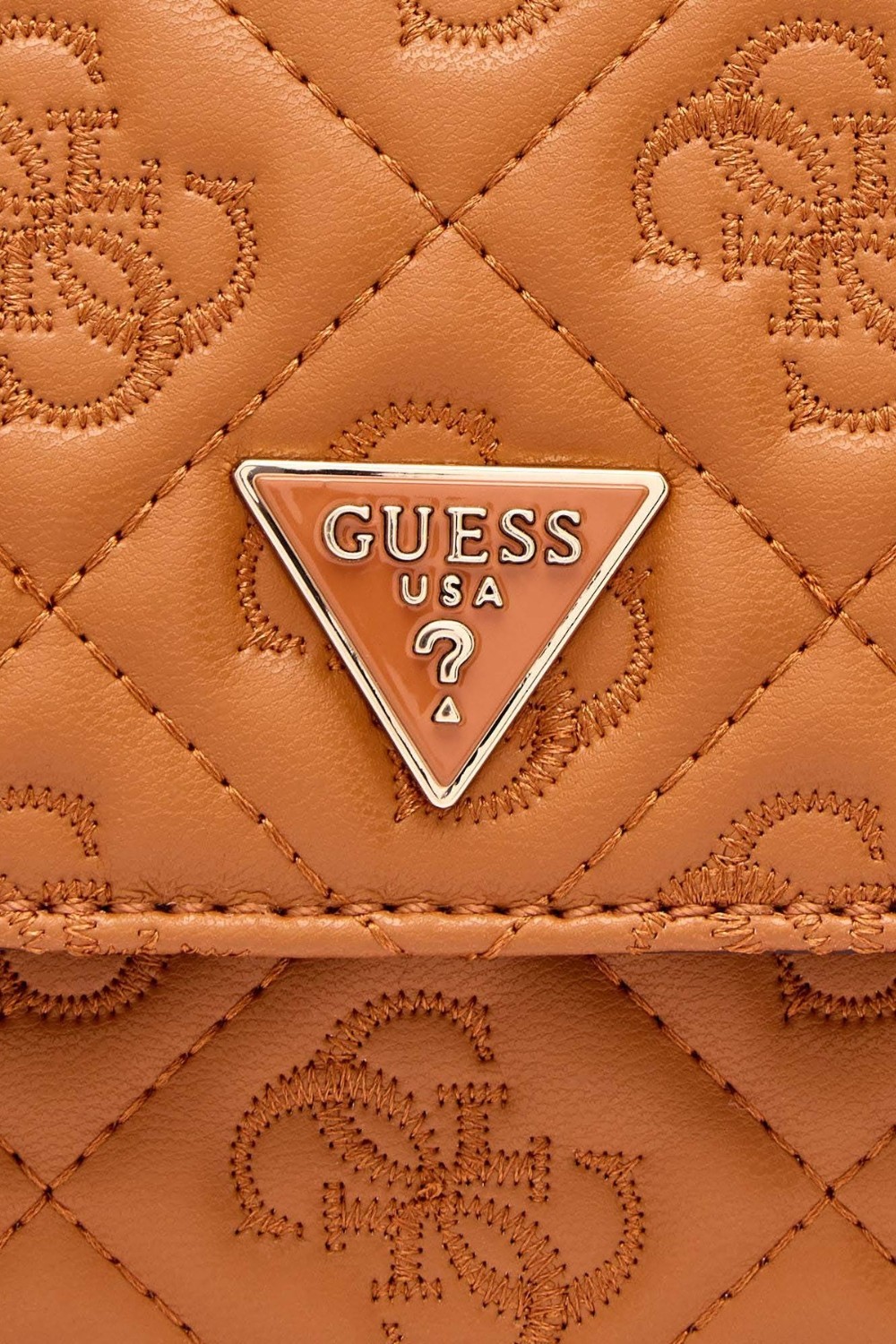 GUESS Brązowa damska kopertówka Adelasia Cnvrtble