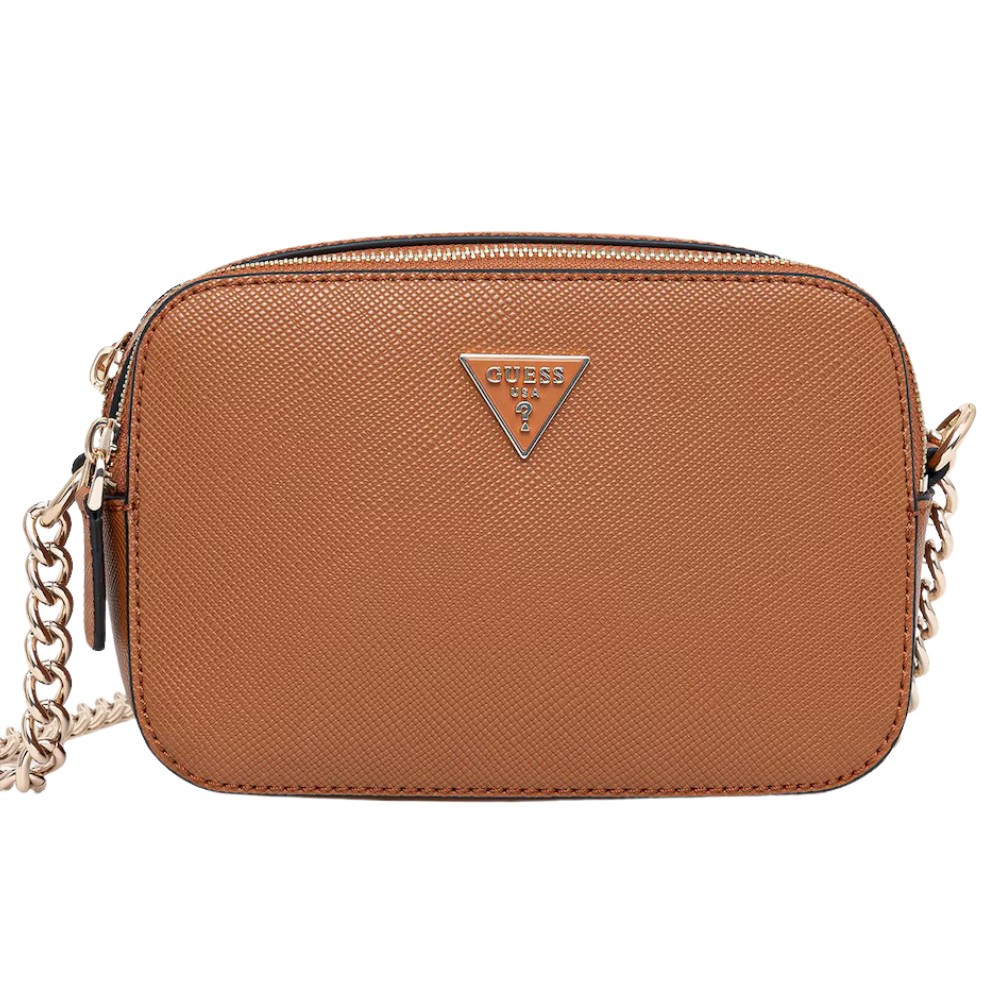 GUESS Brązowa kopertówka damska Noelle II