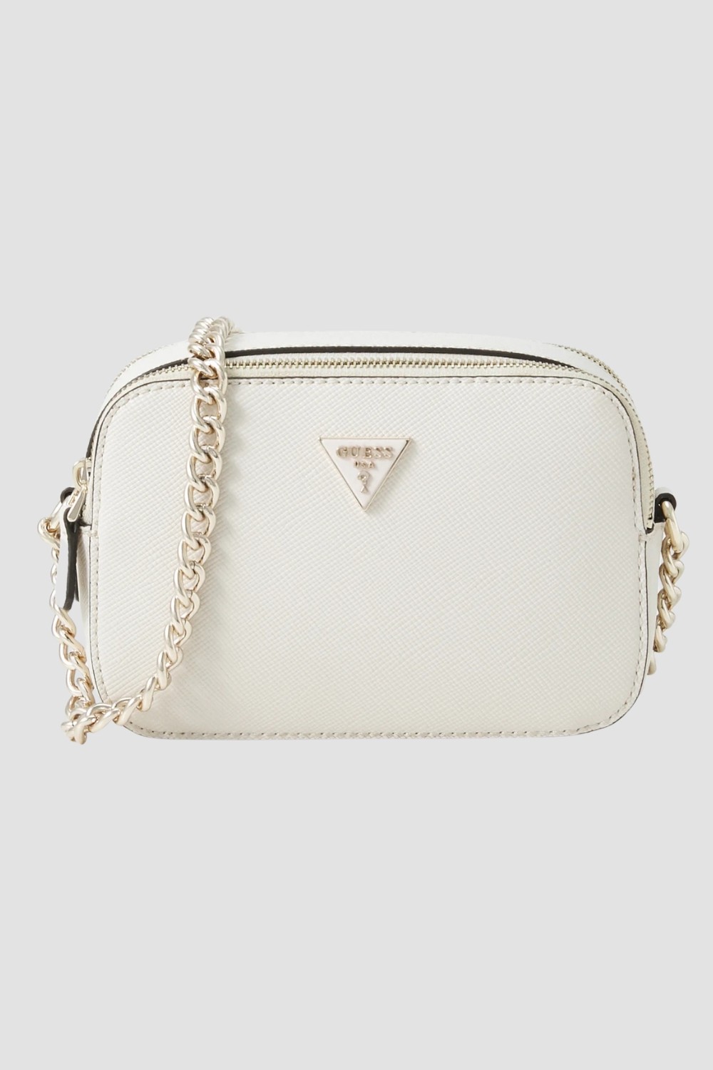 GUESS Women's white Noelle II clutch bag