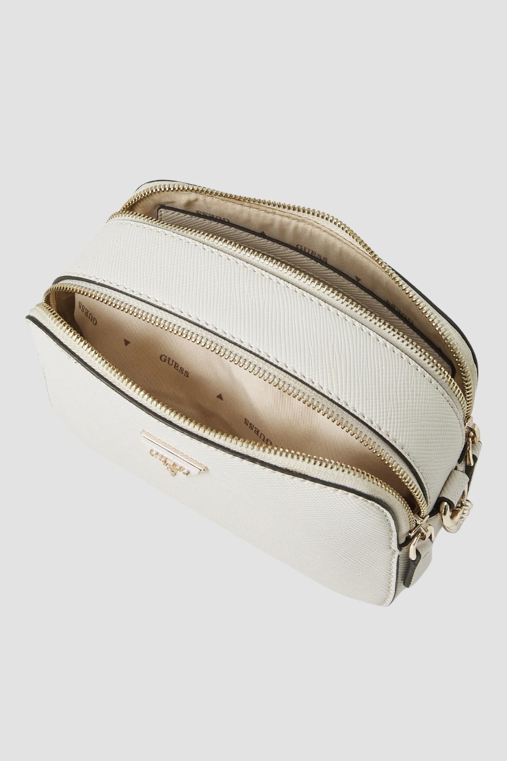 GUESS Women's white Noelle II clutch bag