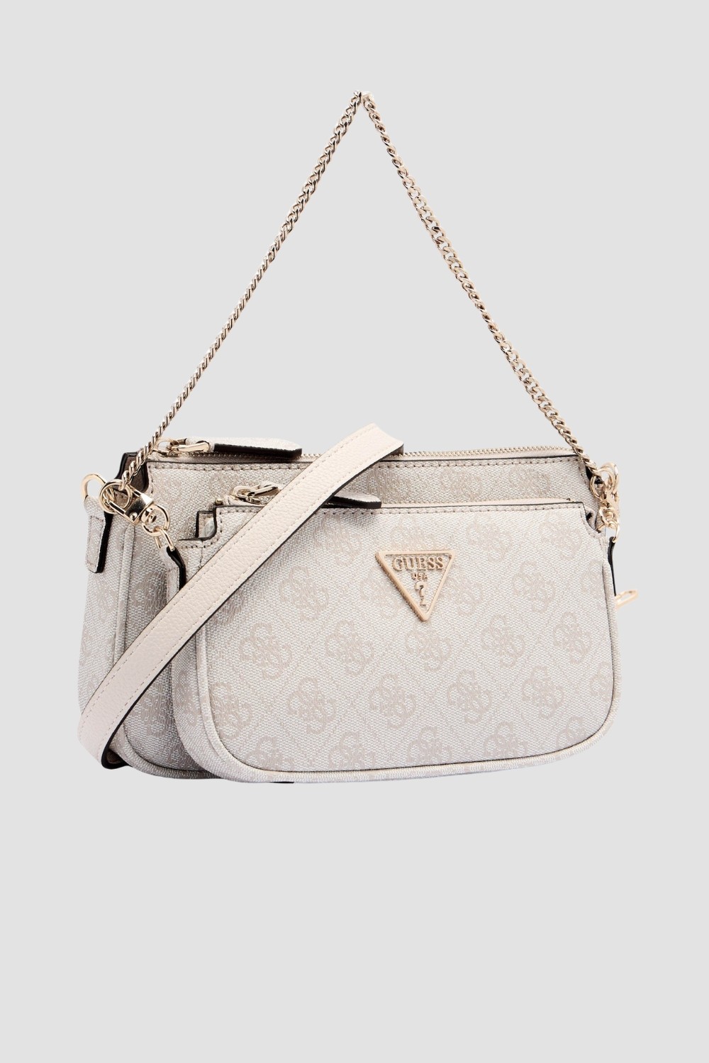 GUESS Biała damska kopertówka 2 w 1 Noelle II