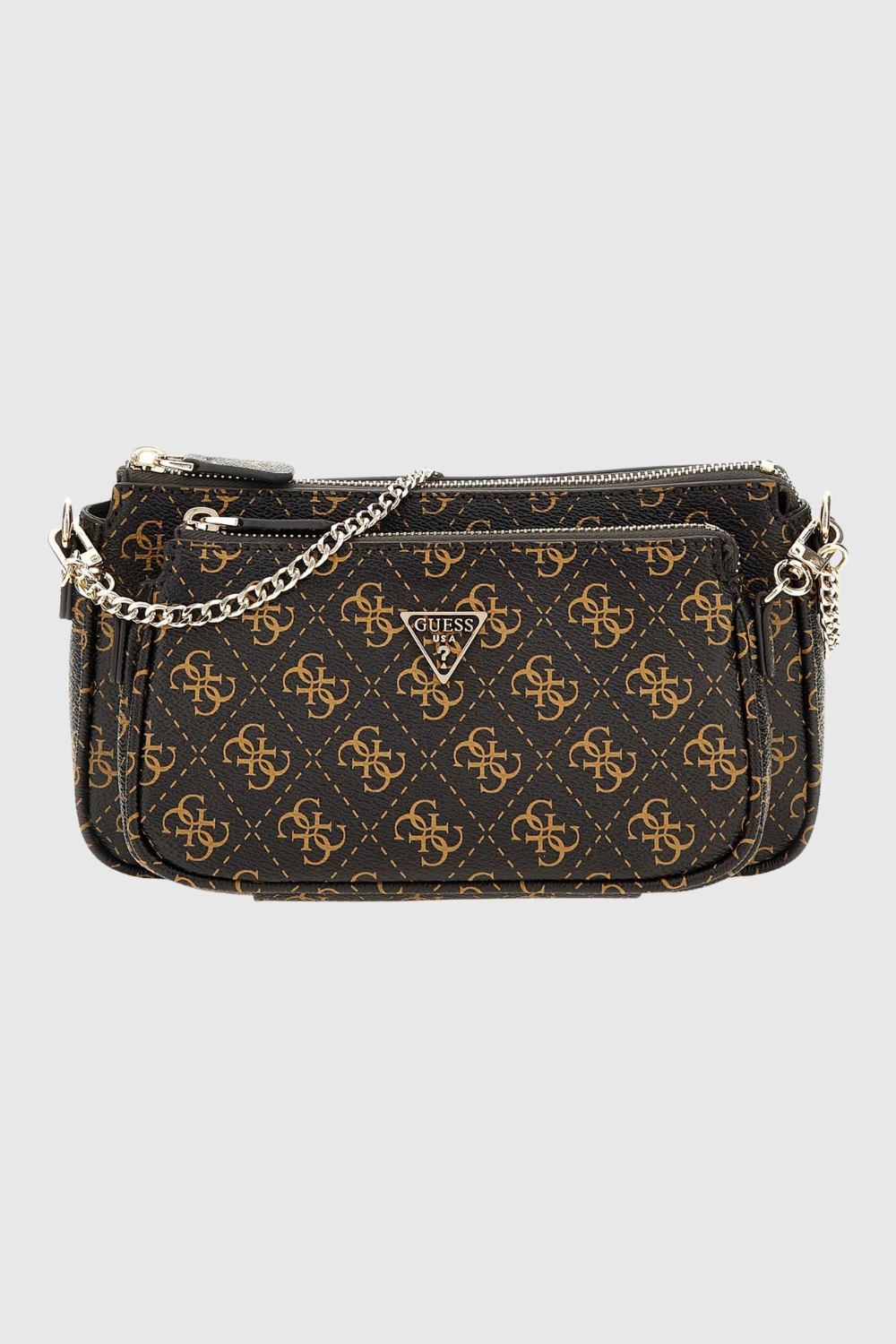 GUESS Brown women's clutch bag Noelle II