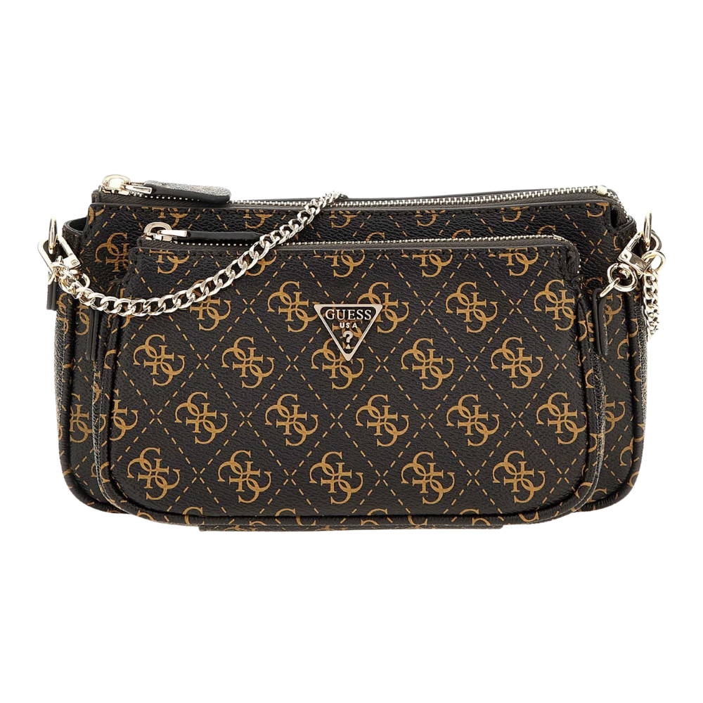 GUESS Brown women's clutch bag Noelle II