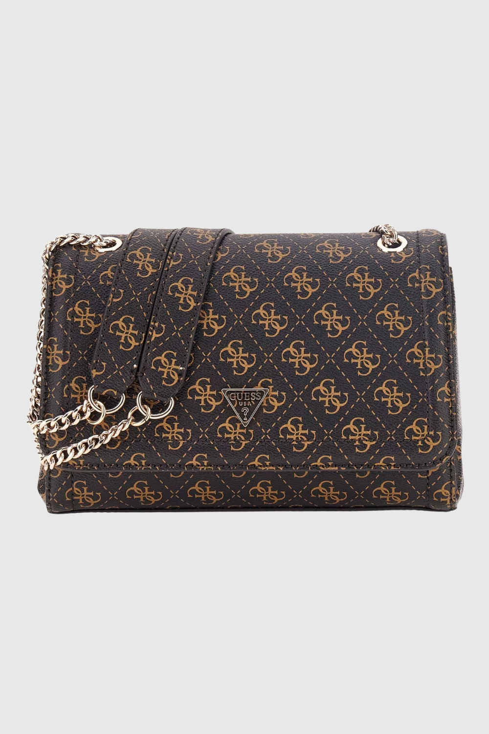 GUESS Brown women's Noelle II clutch bag