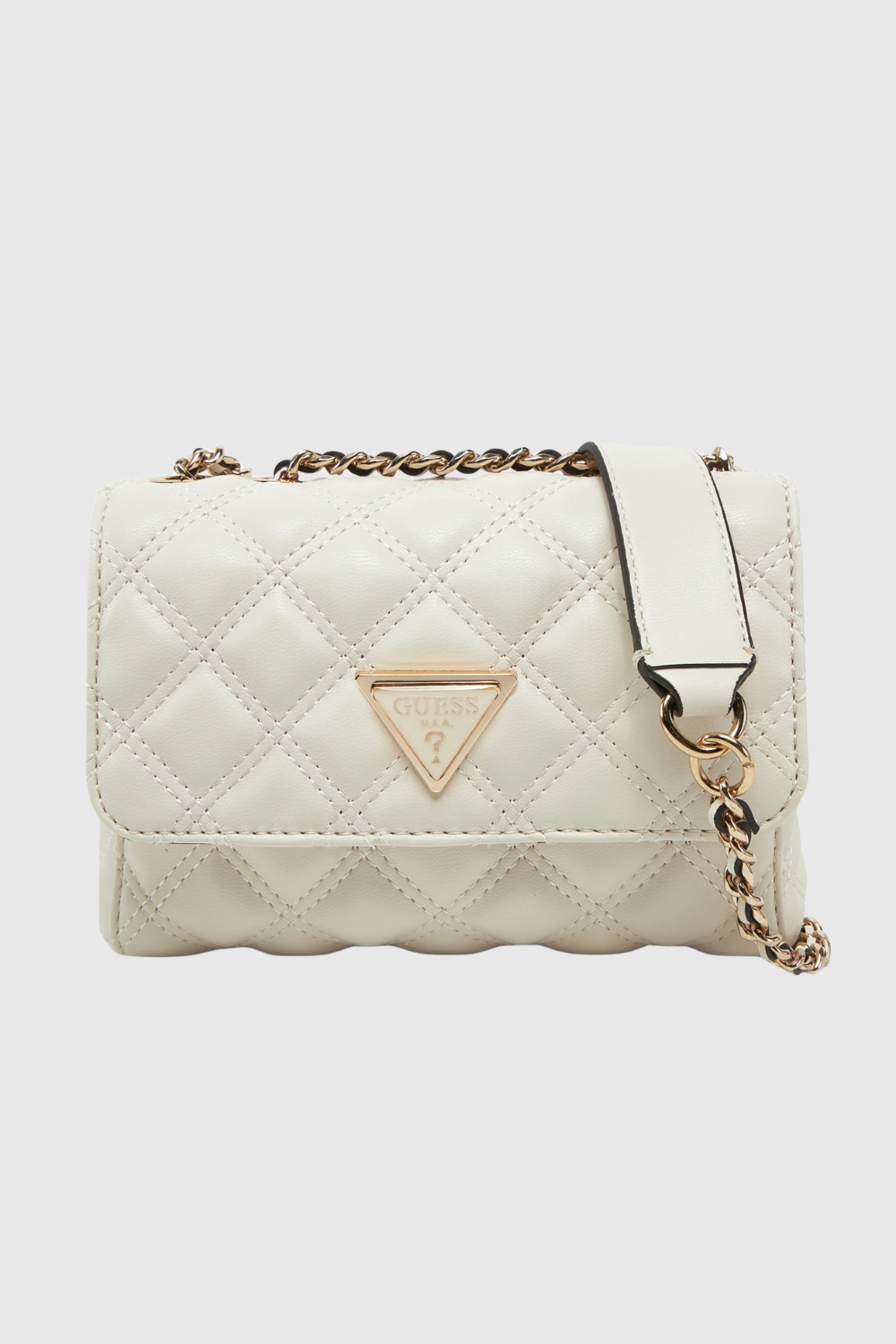 GUESS Women's white Giully clutch bag