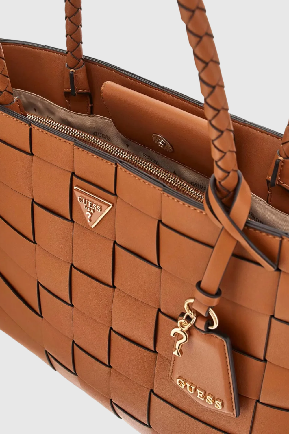 GUESS Brown women's Maylee shopper bag