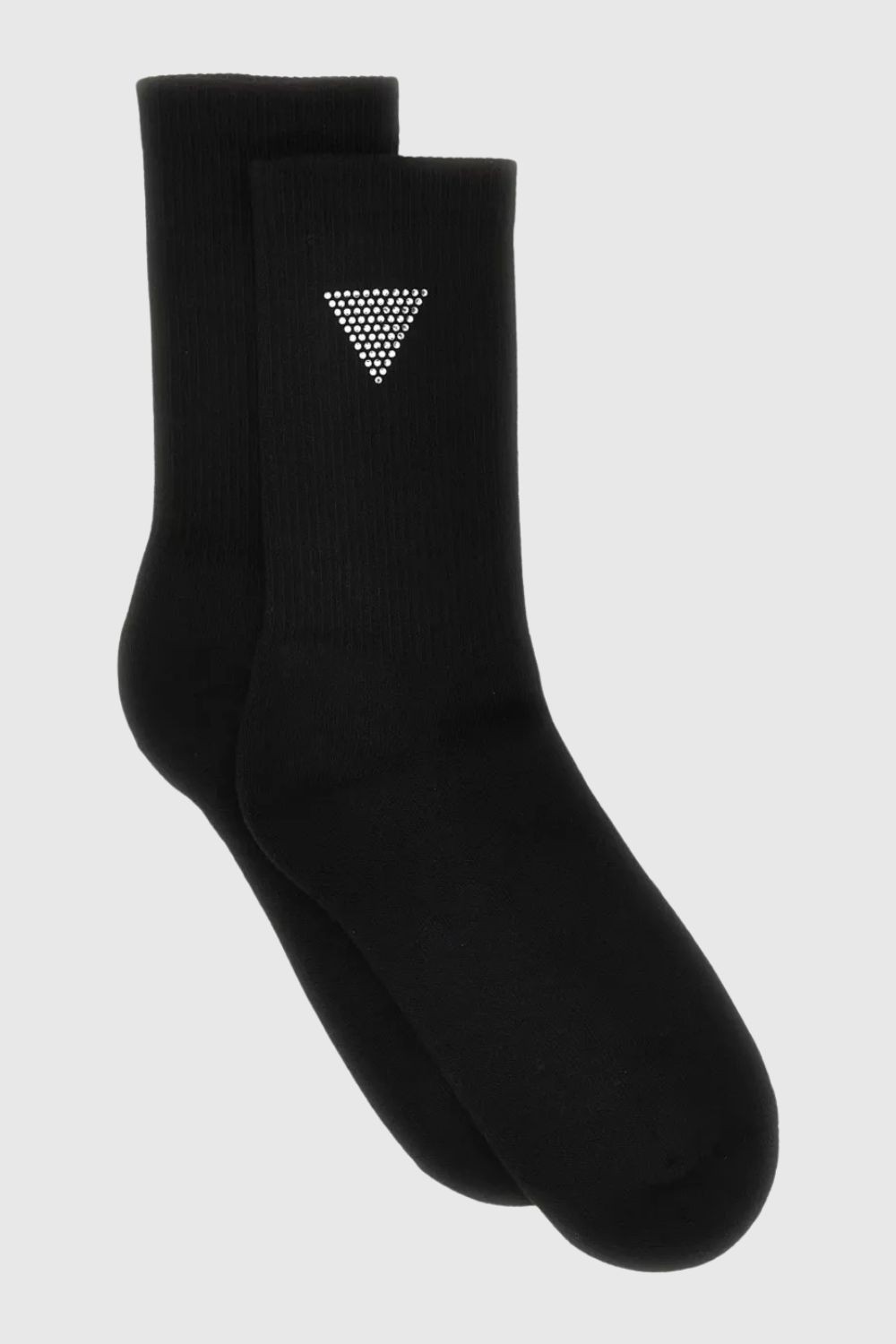 Жіночі спортивні шкарпетки GUESS Чорні зі стразами