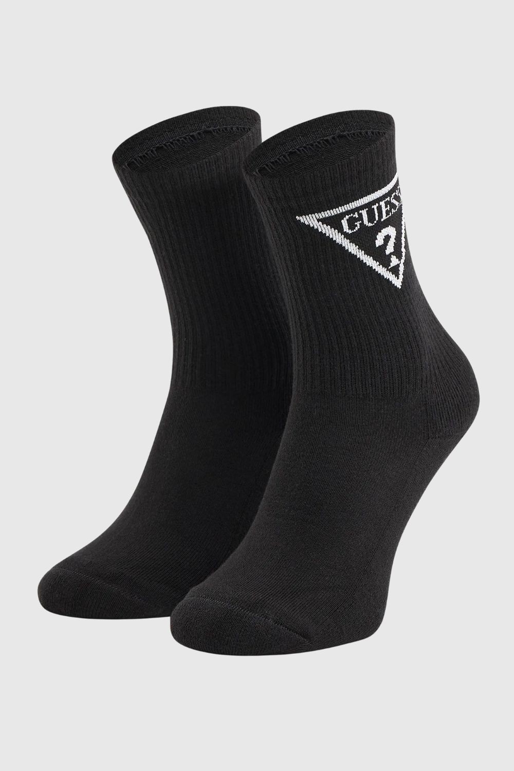 GUESS Șosete sport negre pentru femei Ellen