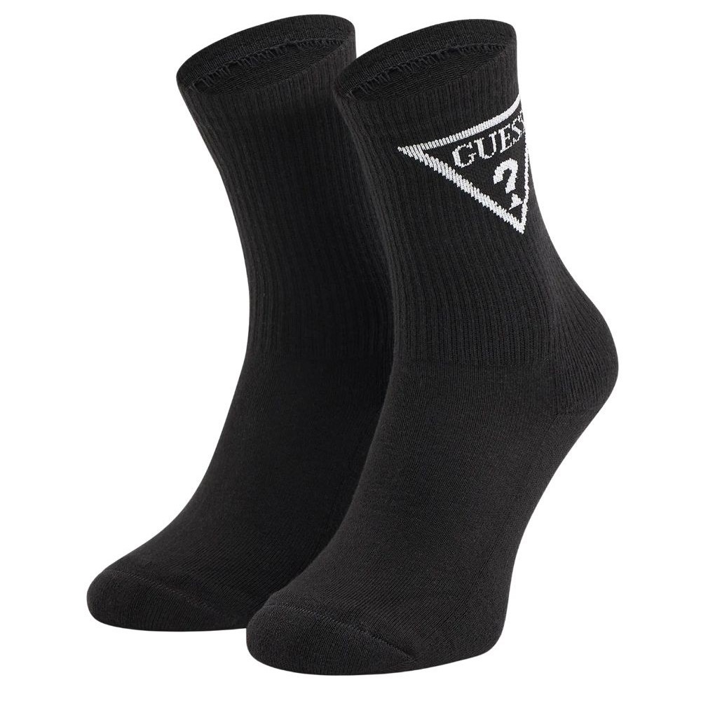 GUESS Șosete sport negre pentru femei Ellen