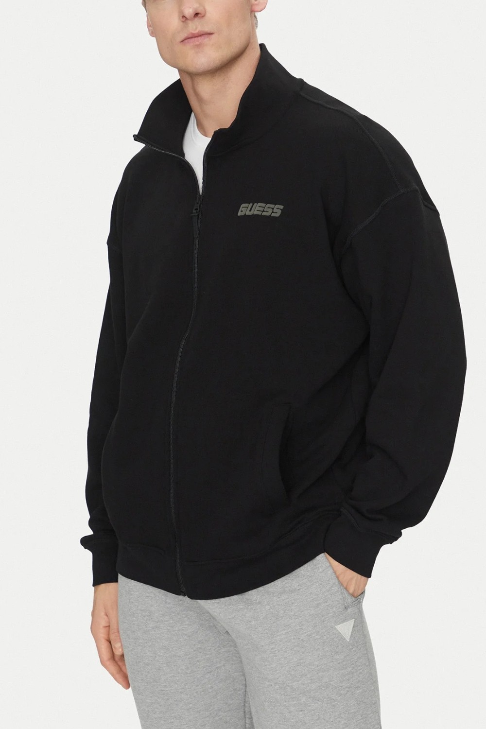 GUESS Czarna bluza męska Emis