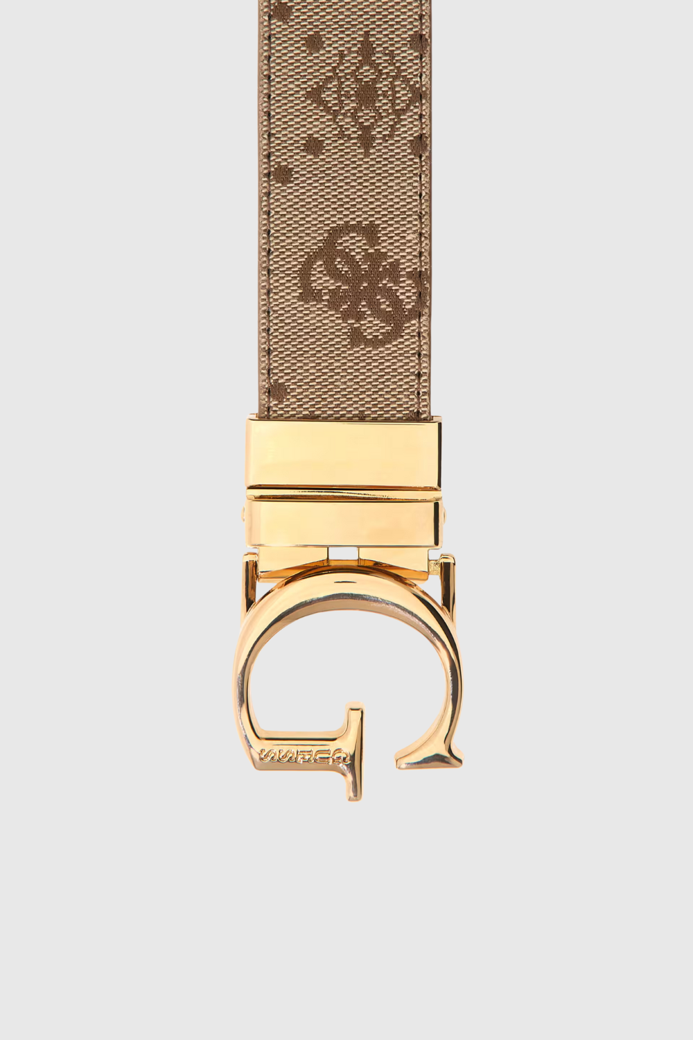 GUESS Beżowy pasek damski Calista H30