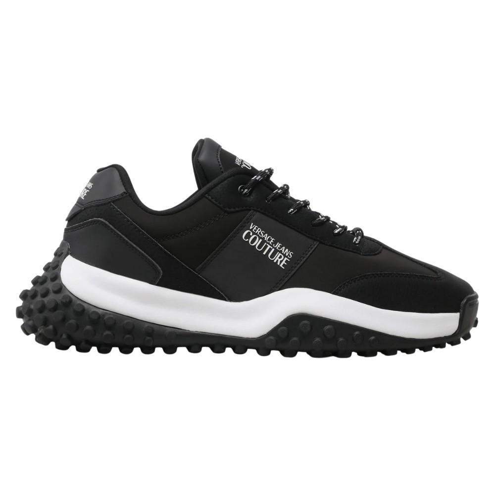 VERSACE JEANS COUTURE Czarne sneareksy męskie Fondo Hyber Dis. 47