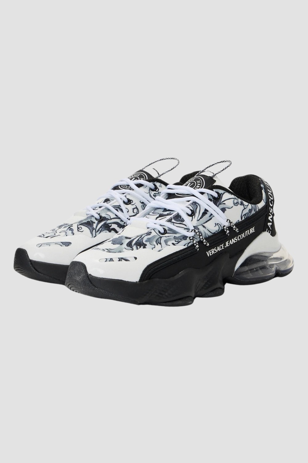 VERSACE JEANS COUTURE Białe męskie sneakersy Fondo Nomo Dis. 15