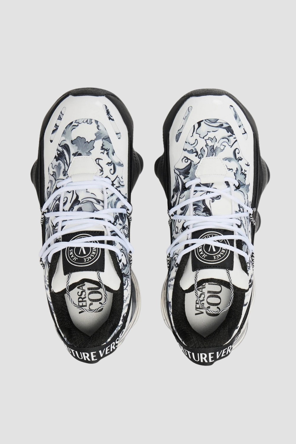 VERSACE JEANS COUTURE Białe męskie sneakersy Fondo Nomo Dis. 15