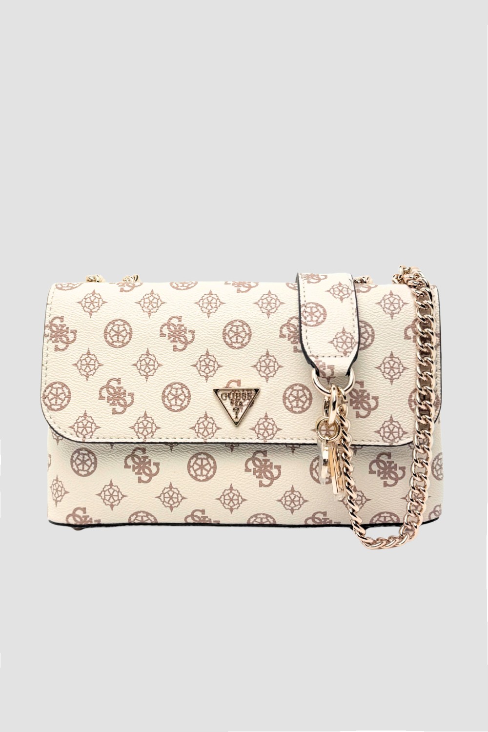 GUESS Beżowa kopertówka damska Daryna