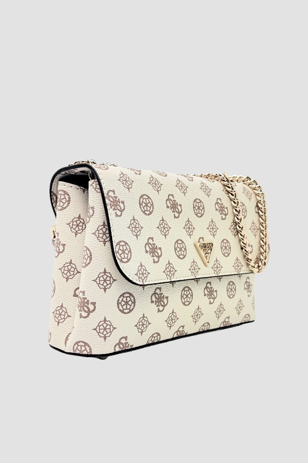 GUESS Beżowa kopertówka damska Daryna