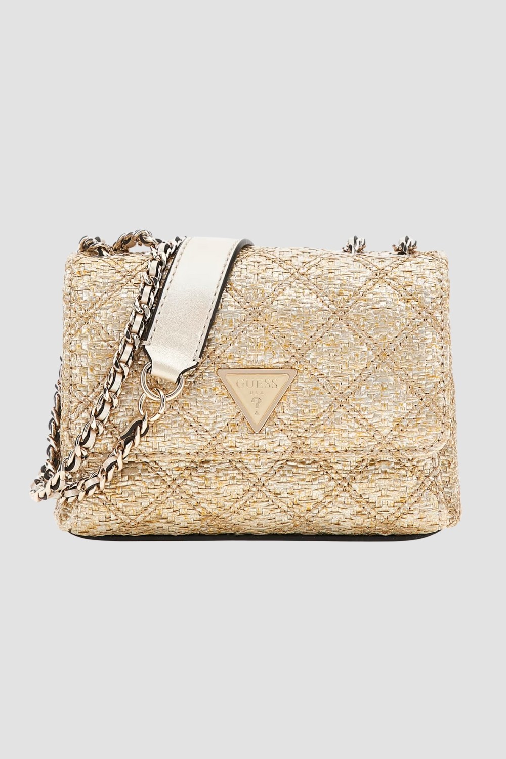 GUESS Złota kopertówka damska Giully Mini 2