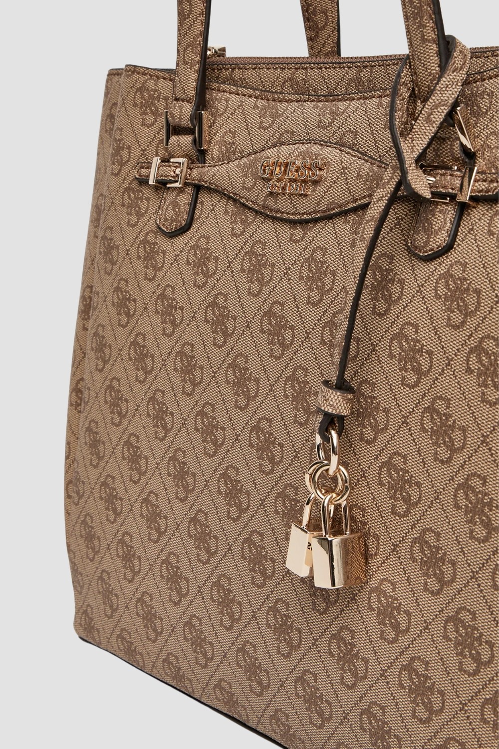 GUESS Geantă shopper pentru femei Katya Multi maro