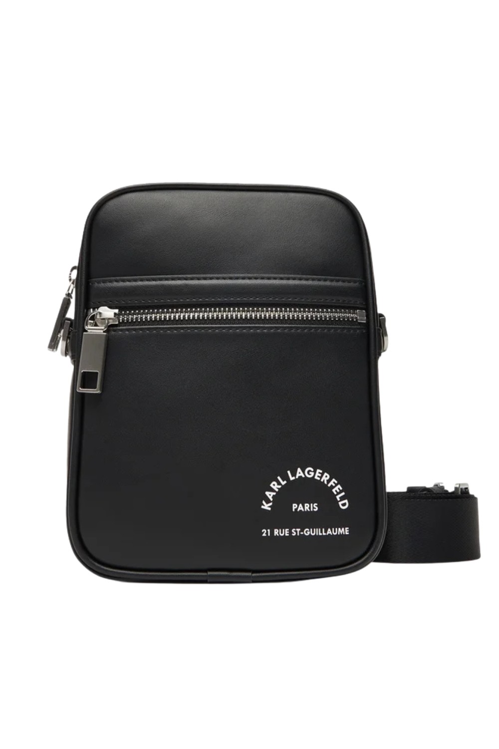 KARL LAGERFELD Saszetka męska czarna z logo