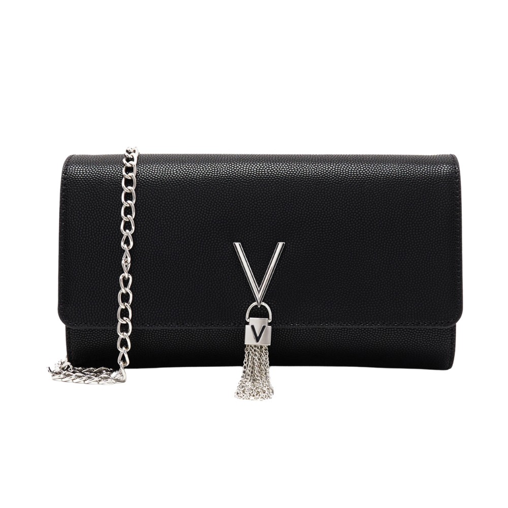 VALENTINO Czarna kopertówka Divina Pochette