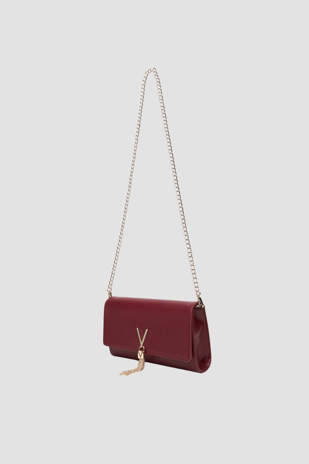 VALENTINO Bordowa kopertówka Pochette