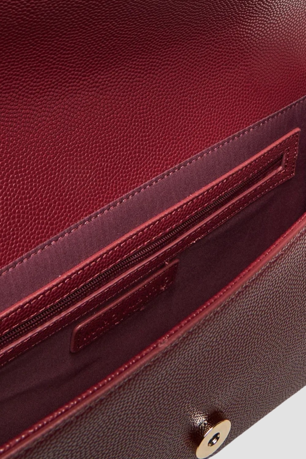 VALENTINO Bordowa kopertówka Pochette