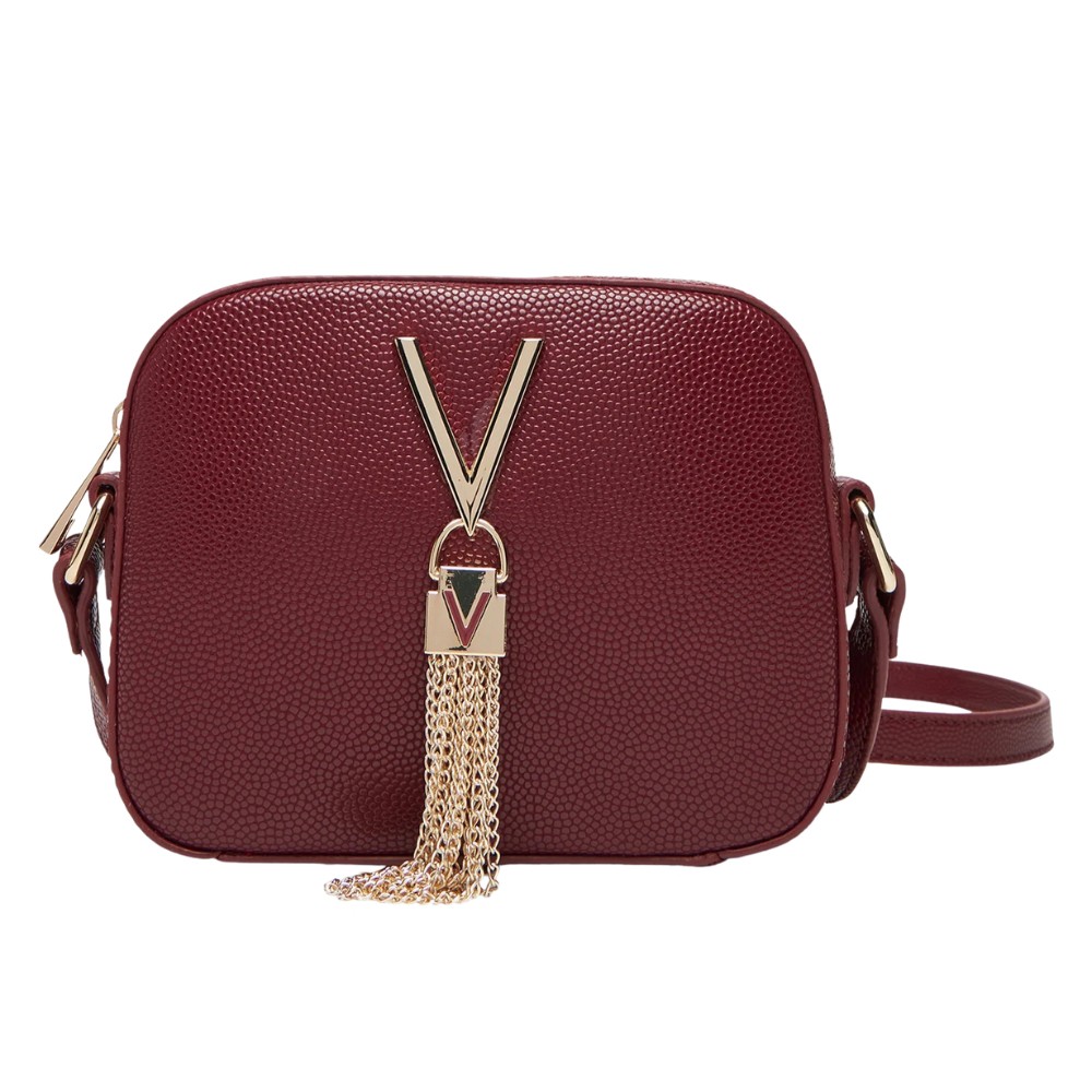 VALENTINO Maroon Divina Camera Bag
