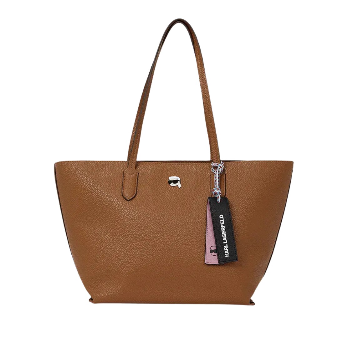 KARL LAGERFELD Коричнева сумка для покупок Ikon Pebble